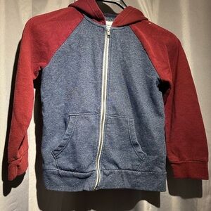 Old Navy Red and Blue Kids Hoodie